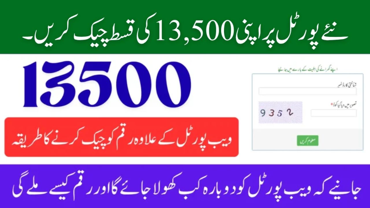 BISP 8171 Portal July 2025 Update – CNIC Check, Rs 13,500 Payment, Registration & Complaint Guide