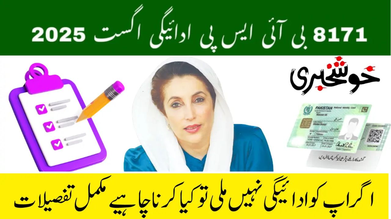 BISP 8171 CNIC Check Online – July 2025 Payment Update and Portal Guide